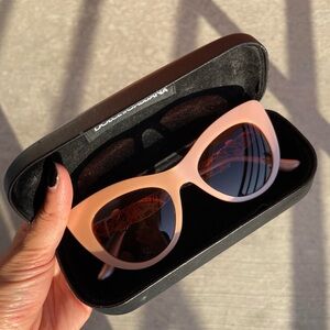 Flower Embellished Cat Eye Glasses D&G